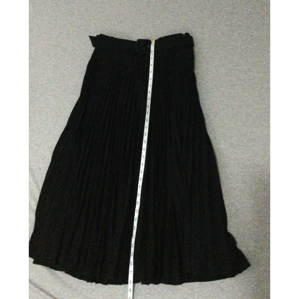 Zara Pleated belted Skirt Size small mixed fabric heavy - Picture 11 of 13